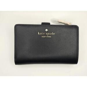 kate spade wallet small black